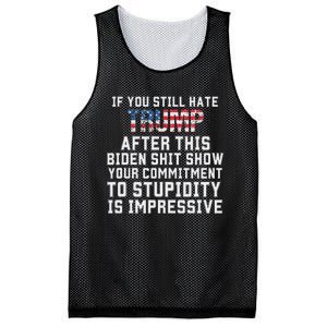 Funny If You Still Hate Trump After This Biden 2024 Mesh Reversible Basketball Jersey Tank