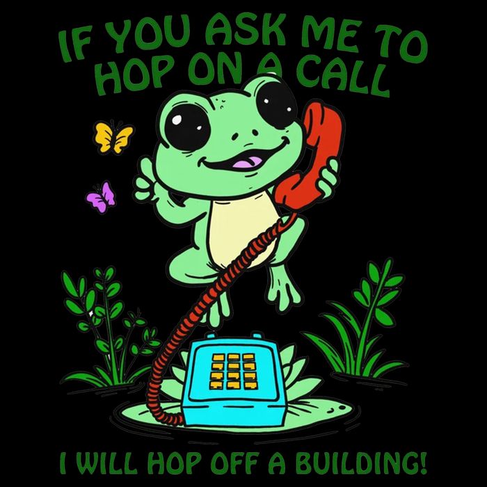 Frog If You Ask Me 2 Hop On A Call I Will Hop Off A Building 16oz Travel Tumbler