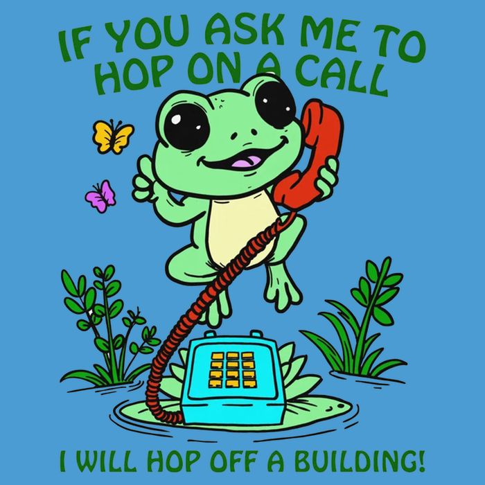 Frog If You Ask Me 2 Hop On A Call I Will Hop Off A Building Tie Dye Hoodie