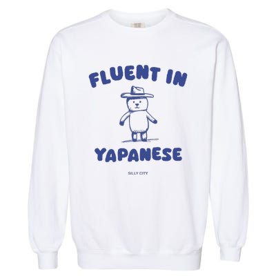 Fluent In Yapanese Garment-Dyed Sweatshirt