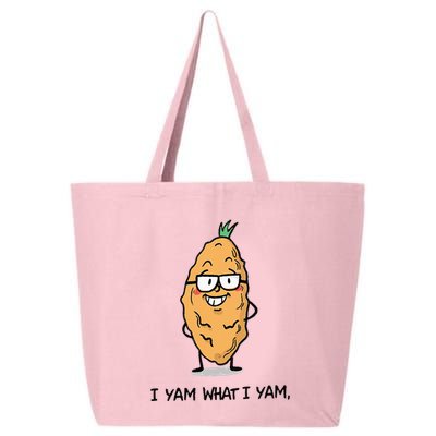 Funny I Yam What I Yam Funny Say's Who i What I yam yes I 25L Jumbo Tote