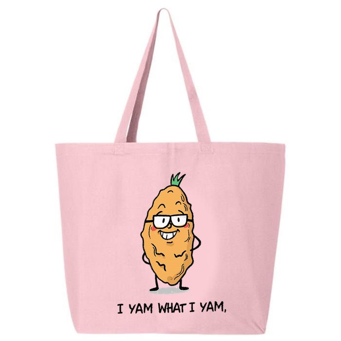Funny I Yam What I Yam Funny Say's Who i What I yam yes I 25L Jumbo Tote