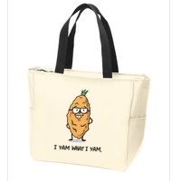 Funny I Yam What I Yam Funny Say's Who i What I yam yes I Zip Tote Bag
