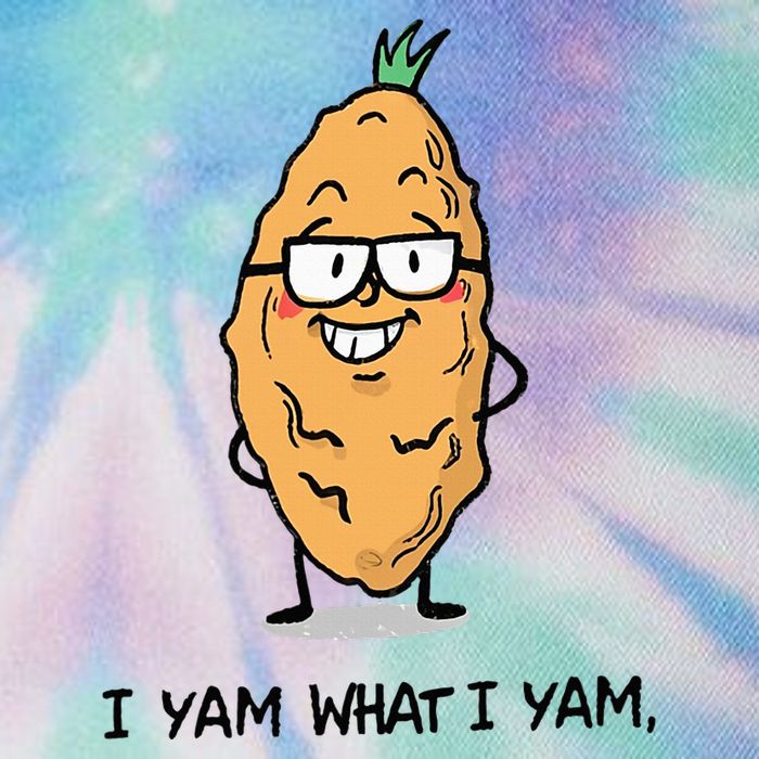 Funny I Yam What I Yam Funny Say's Who i What I yam yes I Legacy Tie Dye Trucker Hat