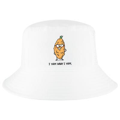 Funny I Yam What I Yam Funny Say's Who i What I yam yes I Cool Comfort Performance Bucket Hat