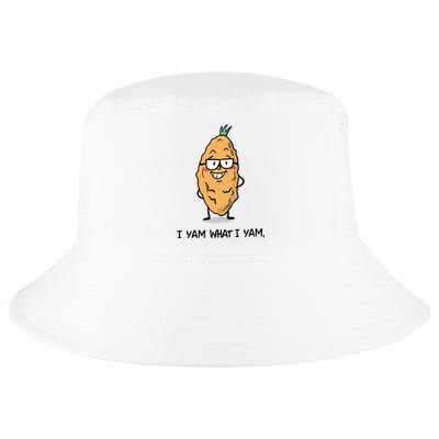 Funny I Yam What I Yam Funny Say's Who i What I yam yes I Cool Comfort Performance Bucket Hat