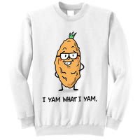 Funny I Yam What I Yam Funny Say's Who i What I yam yes I Sweatshirt