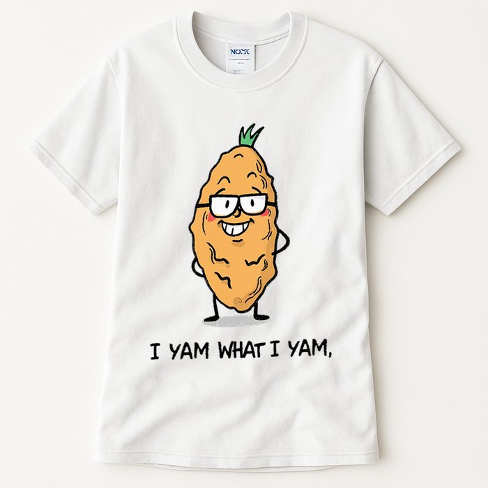 Funny I Yam What I Yam Funny Say's Who i What I yam yes I Tall T-Shirt