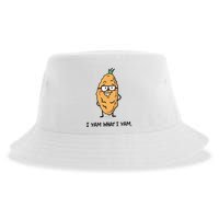 Funny I Yam What I Yam Funny Say's Who i What I yam yes I Sustainable Bucket Hat