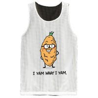 Funny I Yam What I Yam Funny Say's Who i What I yam yes I Mesh Reversible Basketball Jersey Tank