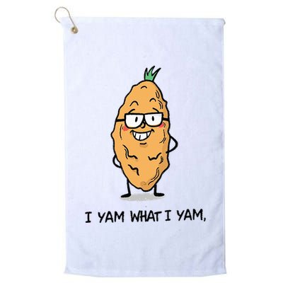 Funny I Yam What I Yam Funny Say's Who i What I yam yes I Golf Towel