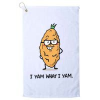 Funny I Yam What I Yam Funny Say's Who i What I yam yes I Golf Towel