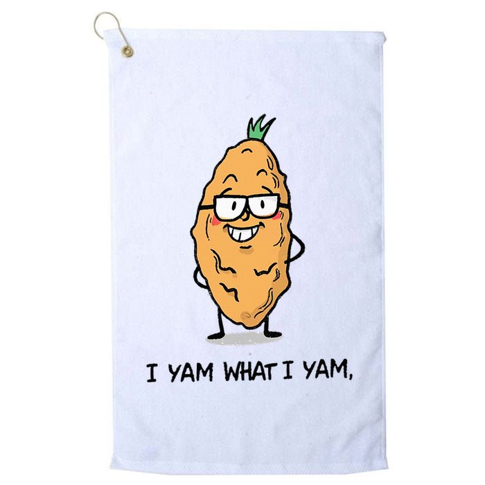 Funny I Yam What I Yam Funny Say's Who i What I yam yes I Golf Towel