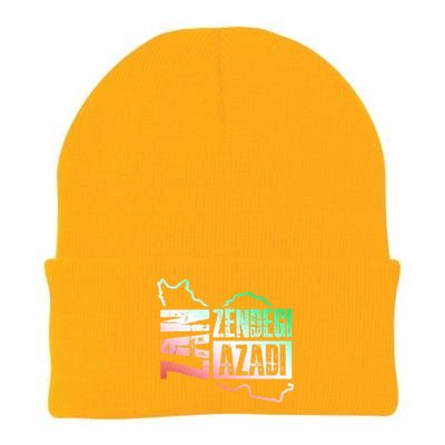 Free Iran | Zan Zendegi Azadi Heart | Freedom Love Persian Knit Cap Winter Beanie