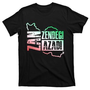 Free Iran | Zan Zendegi Azadi Heart | Freedom Love Persian T-Shirt