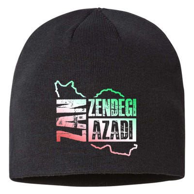 Free Iran | Zan Zendegi Azadi Heart | Freedom Love Persian Sustainable Beanie