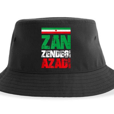 Free Iran Zan Zendegi Azadi Freedom Iran Azadi Persian Sustainable Bucket Hat