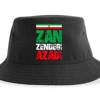 Free Iran Zan Zendegi Azadi Freedom Iran Azadi Persian Sustainable Bucket Hat