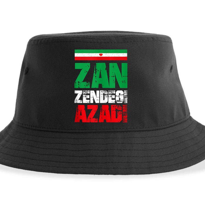 Free Iran Zan Zendegi Azadi Freedom Iran Azadi Persian Sustainable Bucket Hat