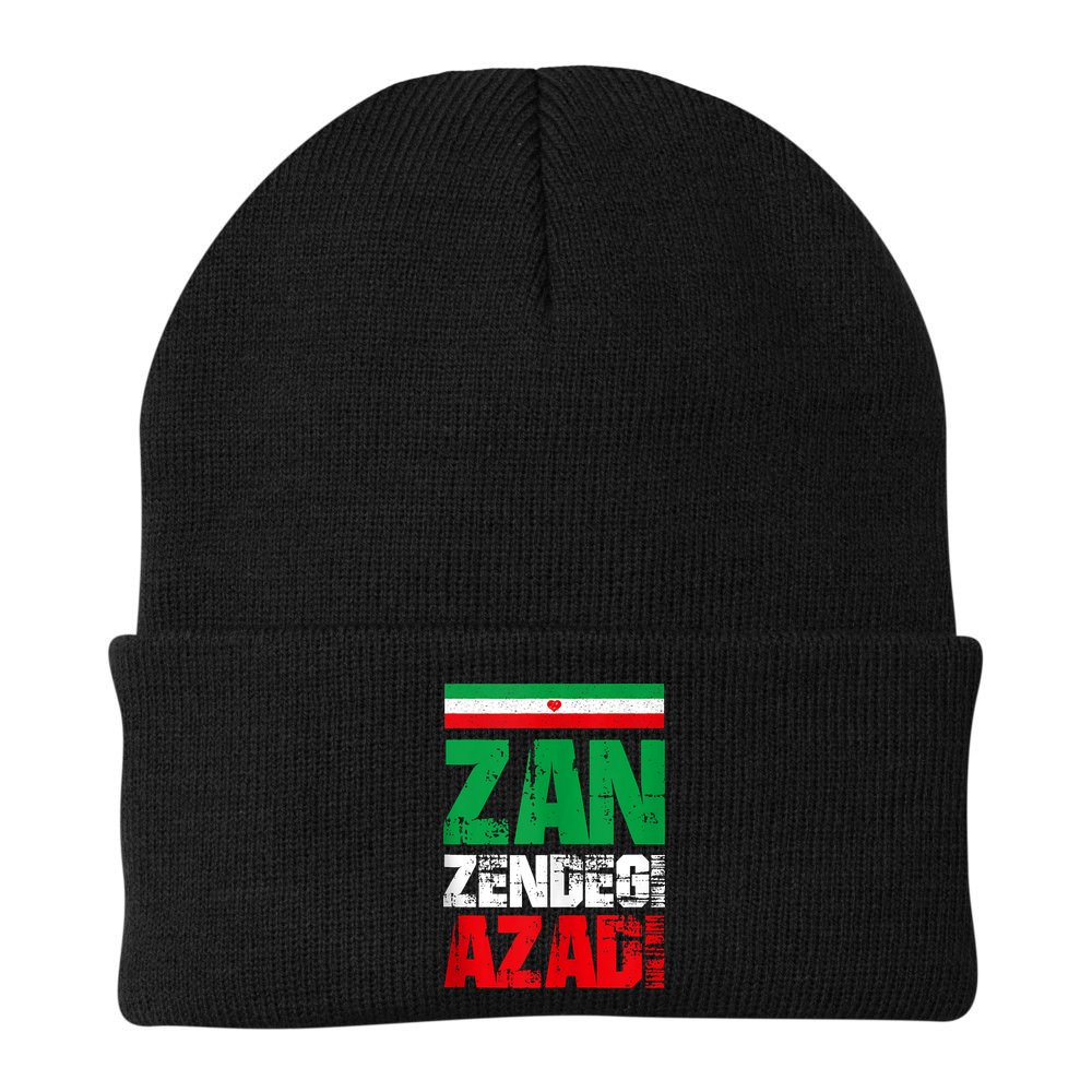 Free Iran Zan Zendegi Azadi Freedom Iran Azadi Persian Beanie