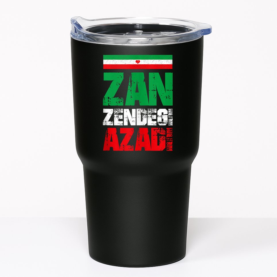 Free Iran Zan Zendegi Azadi Freedom Iran Azadi Persian Tumbler