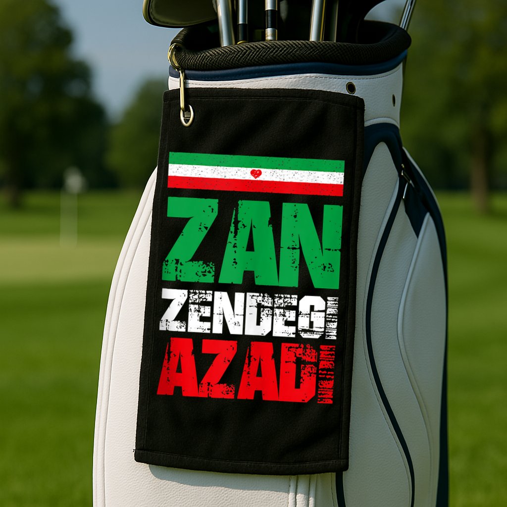 Free Iran Zan Zendegi Azadi Freedom Iran Azadi Persian Golf Towel