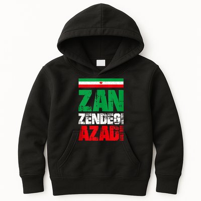 Free Iran Zan Zendegi Azadi Freedom Iran Azadi Persian Kids Hoodie