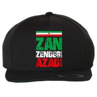 Free Iran Zan Zendegi Azadi Freedom Iran Azadi Persian Wool Snapback Cap