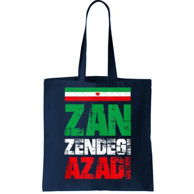 Free Iran Zan Zendegi Azadi Freedom Iran Azadi Persian Tote Bag