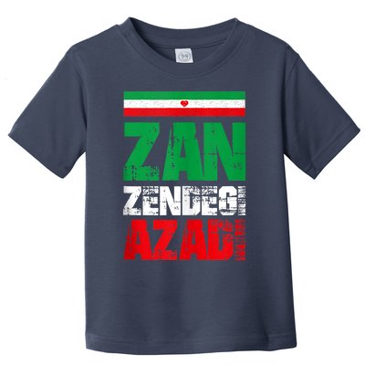 Free Iran Zan Zendegi Azadi Freedom Iran Azadi Persian Toddler T-Shirt