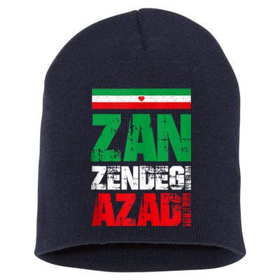 Free Iran Zan Zendegi Azadi Freedom Iran Azadi Persian Short Acrylic Beanie