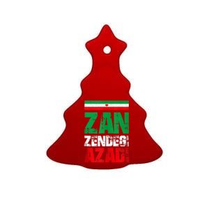 Free Iran Zan Zendegi Azadi Freedom Iran Azadi Persian Ceramic Tree Ornament