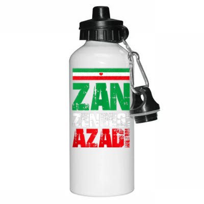 Free Iran Zan Zendegi Azadi Freedom Iran Azadi Persian Aluminum Water Bottle