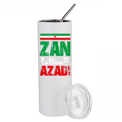 Free Iran Zan Zendegi Azadi Freedom Iran Azadi Persian Stainless Steel Tumbler