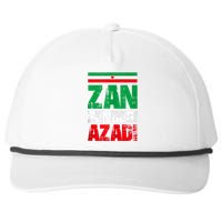 Free Iran Zan Zendegi Azadi Freedom Iran Azadi Persian Snapback Five-Panel Rope Hat