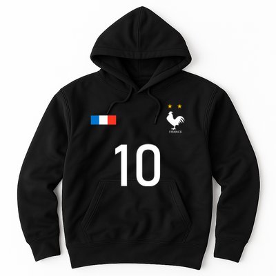 France Jersey 10 French Football Soccer Hoodie