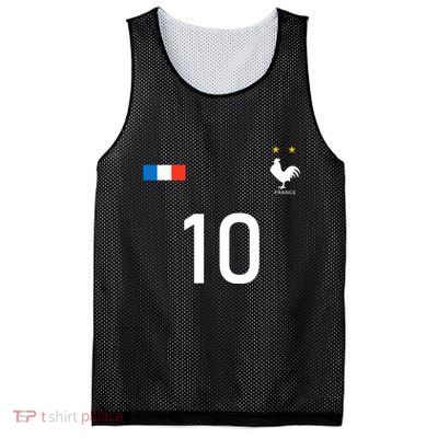 France Jersey 10 French Football Soccer Mesh Reversible Basketball Jersey Tank
