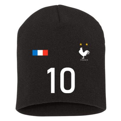 France Jersey 10 French Football Soccer Short Acrylic Beanie