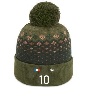 France Jersey 10 French Football Soccer The Baniff Cuffed Pom Beanie