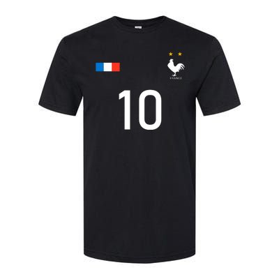 France Jersey 10 French Football Soccer Softstyle® CVC T-Shirt