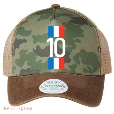 France Jersey 10 French Football Soccer Legacy Tie Dye Trucker Hat