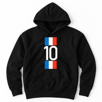 France Jersey 10 French Football Soccer Hoodie