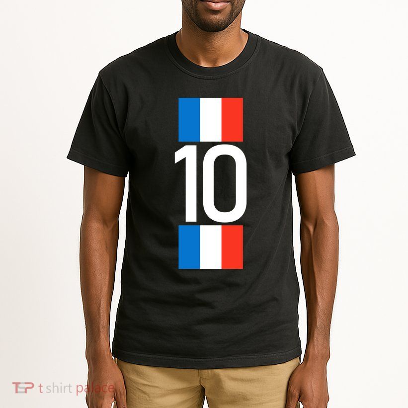 France Jersey 10 French Football Soccer Tall T-Shirt