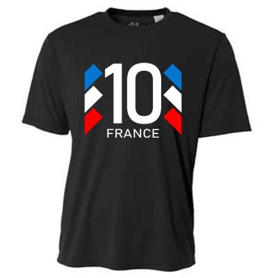 France Jersey 10 French Football Soccer Cooling Performance Crew T-Shirt