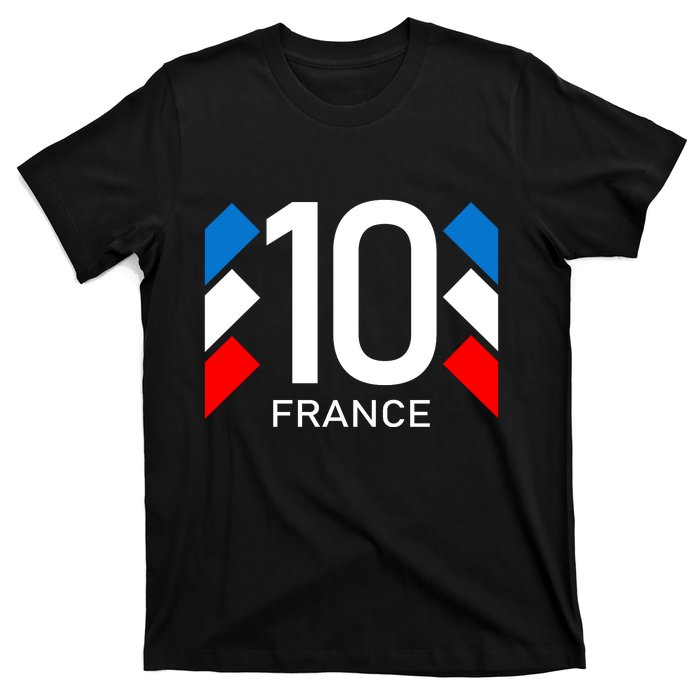 France Jersey 10 French Football Soccer T-Shirt