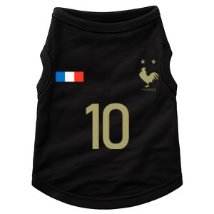 France Jersey 10 Football French Soccer Doggie Tank