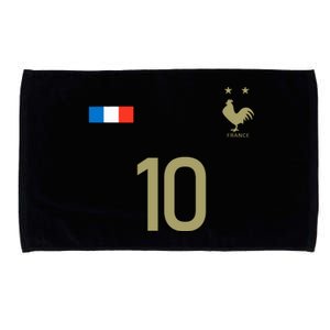 France Jersey 10 Football French Soccer Microfiber Hand Towel