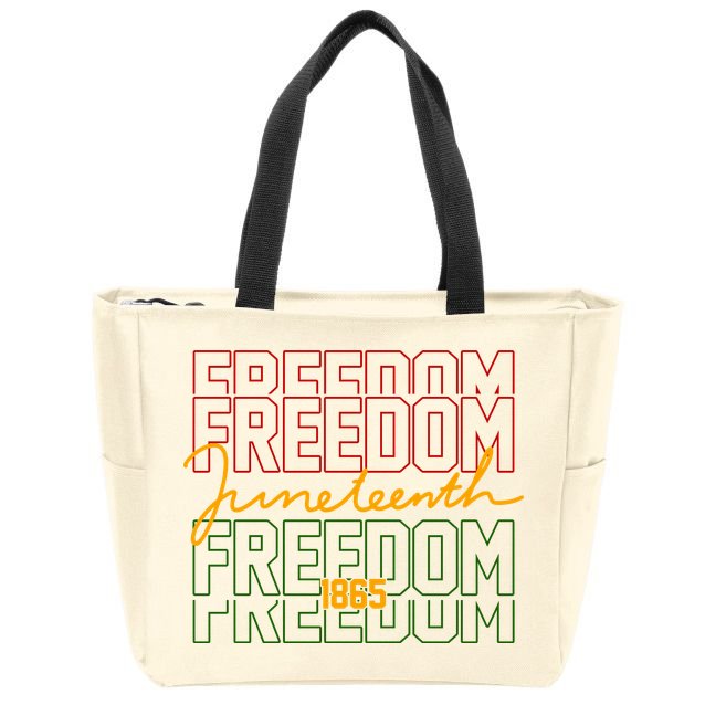 Freedom Juneteenth 1865 Zip Tote Bag