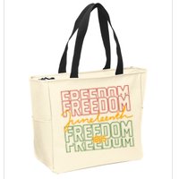 Freedom Juneteenth 1865 Zip Tote Bag