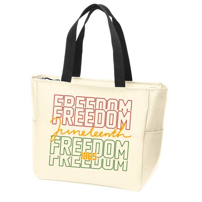 Freedom Juneteenth 1865 Zip Tote Bag